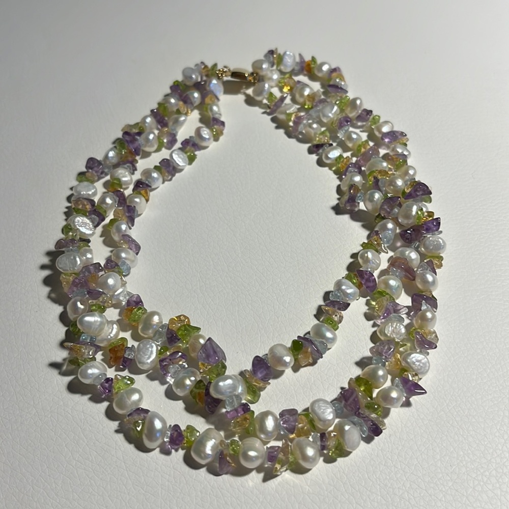Necklace with a 925 clasp